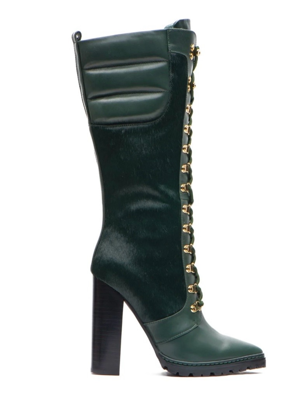 Jennifer Le Green Driftwood Heeled Boots